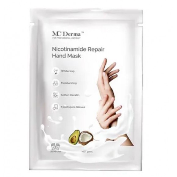 MC Derma 蠶絲B3嫩白手膜